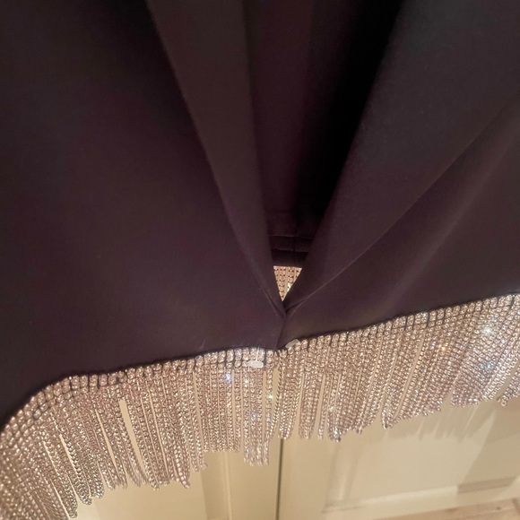 Gorgeous Alice and Olivia rhinestone trimmed short jacket.  Fabulous! - Picture 7 of 15